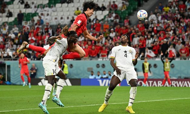 Ghana venció 3 a 2 a Corea del Sur