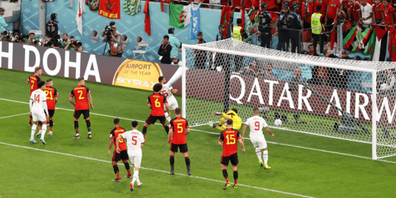 Marruecos le ganó a Bélgica 2 a 0