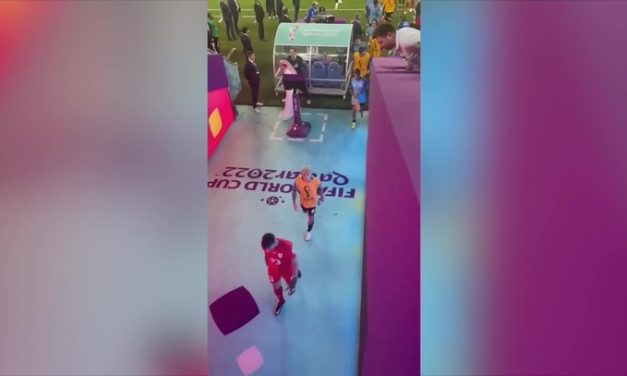 La furia de Cavani con el VAR tras la eliminación del Mundial