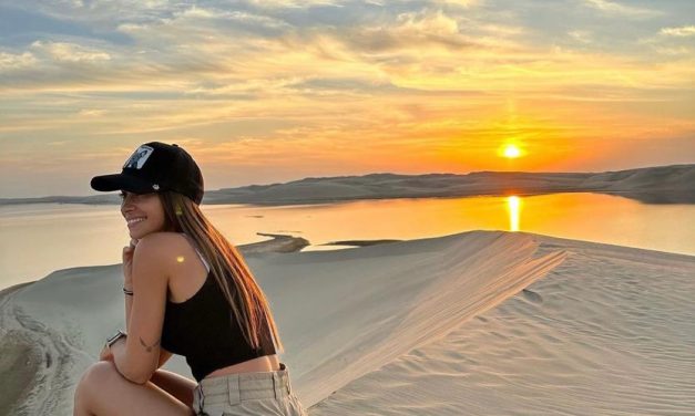Antonela y Sofia Balbi en el desierto de Qatar: el paseo que es tendencia en el Mundial y que disfrutaron las familias de Suárez y Messi