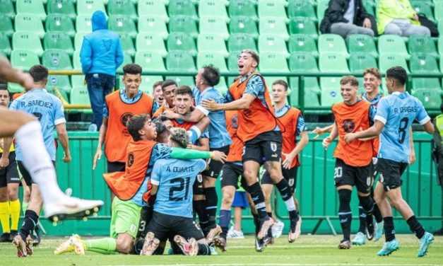 Uruguay le ganó 3 a 0 a Venezuela por el Sudamericano Sub 20