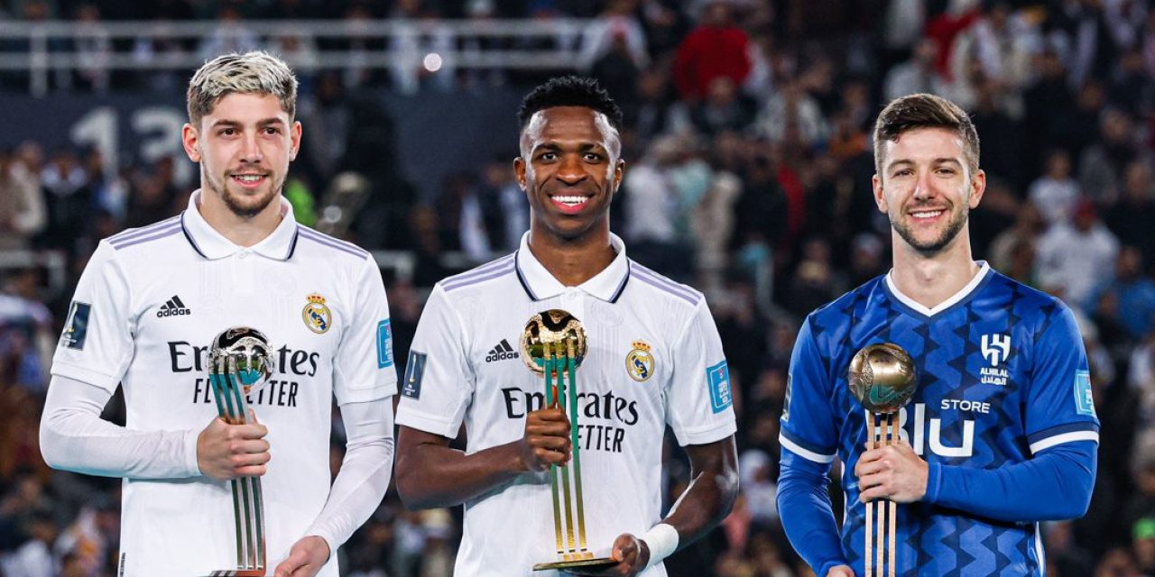 Real Madrid es Campeón de Clubes; Valverde marcó dos goles y fue premiado como el segundo mejor jugador