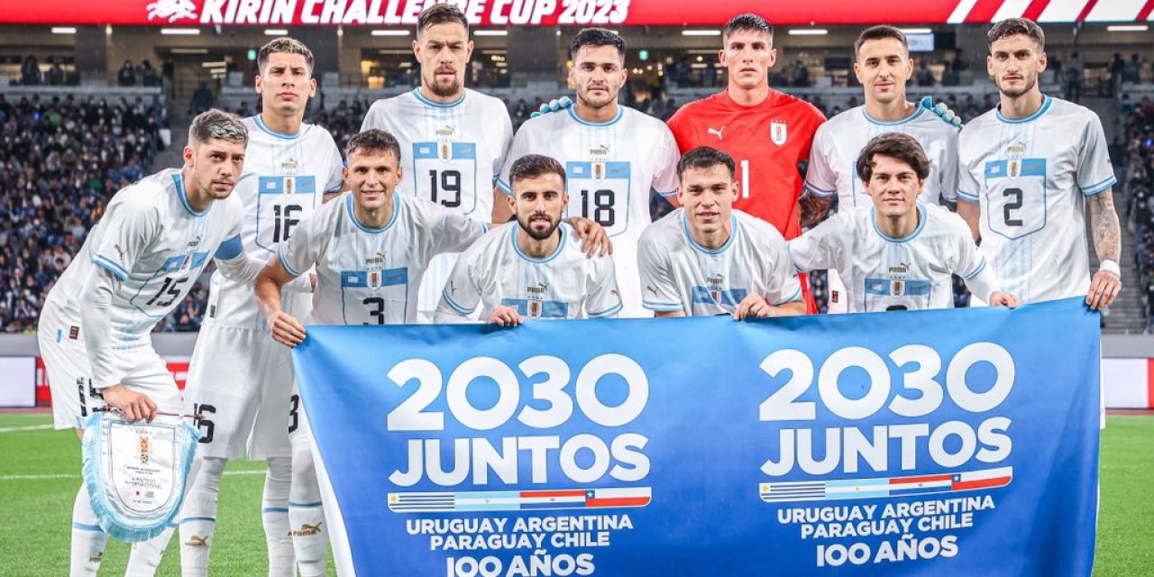 Uruguay empató ante Japón en Tokio en su primera aparición después del Mundial