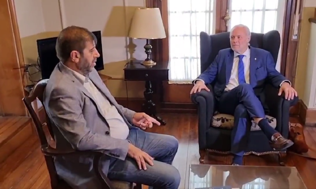 Iturralde y Pereira se reunieron para “bajar el clima de crispación”