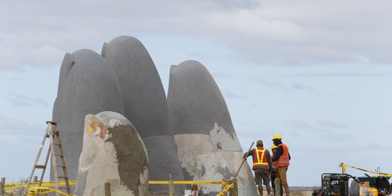 “La Mano” de Punta del Este sufrirá su primera restauración en 41 años