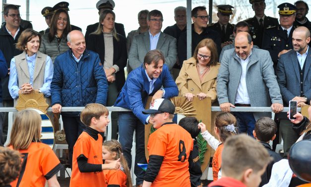 Lacalle Pou participó de la conmemoración por el 140 aniversario de Ecilda Paullier