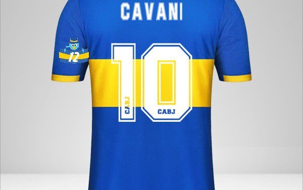 Cavani usará la 10 de Boca y los números de su carrera