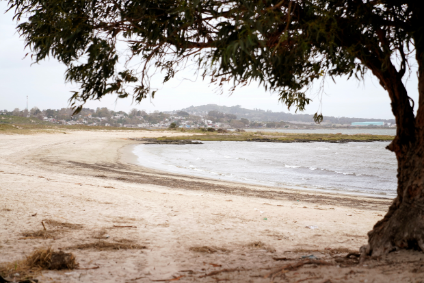 El cuerpo de un hombre semicalcinado apareció en una playa de Montevideo