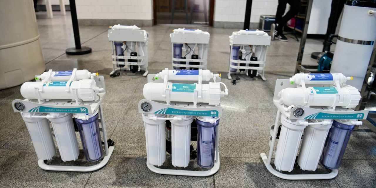 Estados Unidos donó a Montevideo equipos para purificar agua que se instalarán en siete puntos