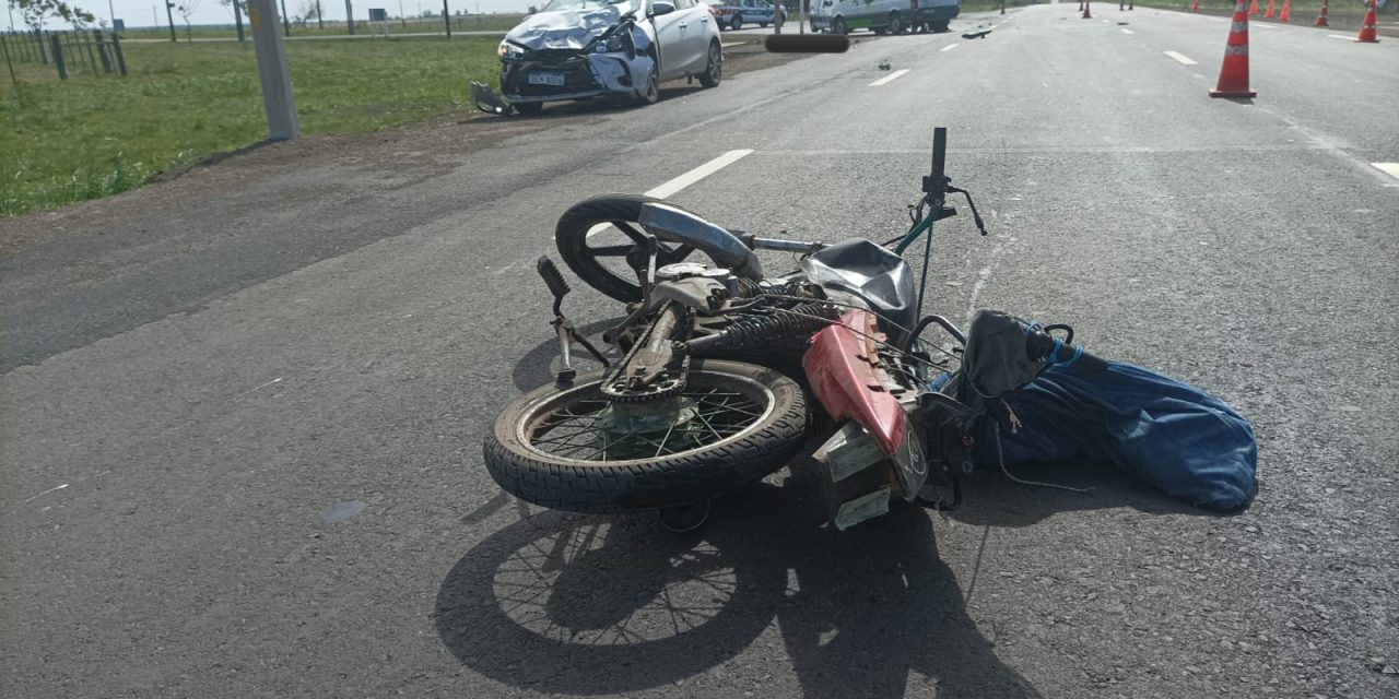 Un motociclista falleció tras siniestro de tránsito en ruta 3