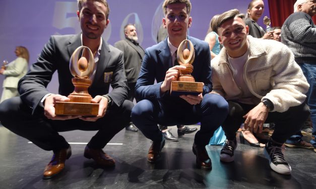 Premios Charrúa: la Selección Uruguaya sub 20 y Felipe Klüver se llevaron el oro