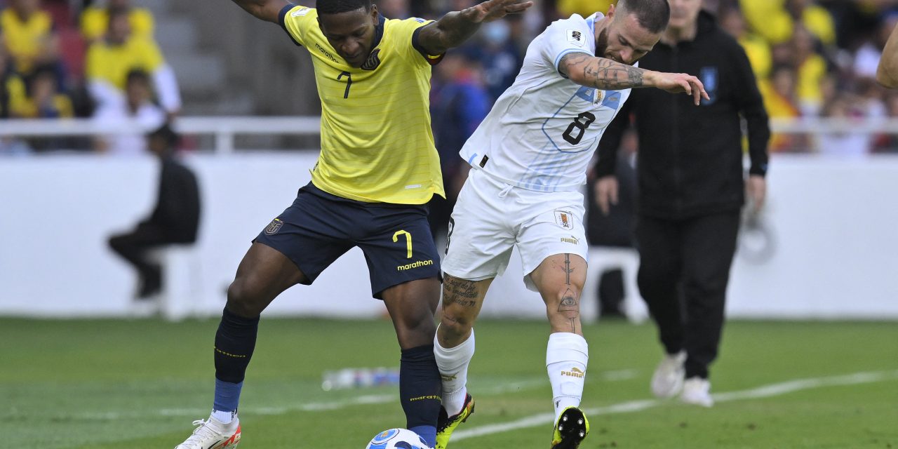Uruguay perdió ante Ecuador 2 a 1 luego de ir ganando con gol de Cannobio