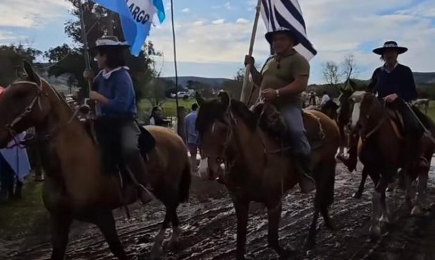 Dirigentes blancos se reunieron este domingo en Masoller en homenaje a Aparicio Saravia