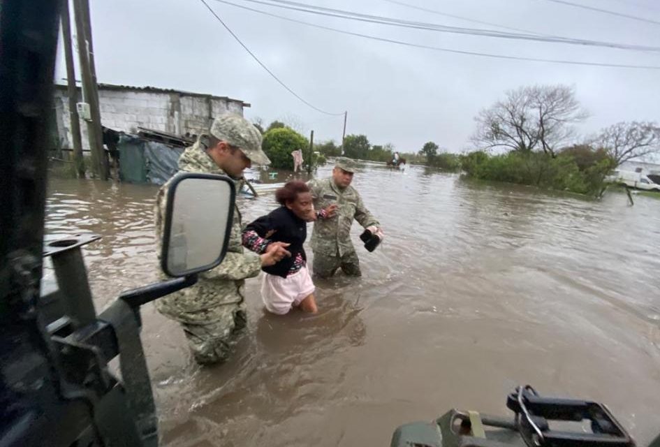 Tras anuncios de más lluvias para los próximos días, autoridades departamentales de Cerro Largo solicitan ayuda para familias desplazadas