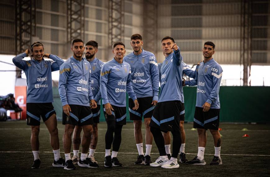 Tras debut con triunfo en las eliminatorias, Uruguay entrena por partida doble en el Complejo Celeste