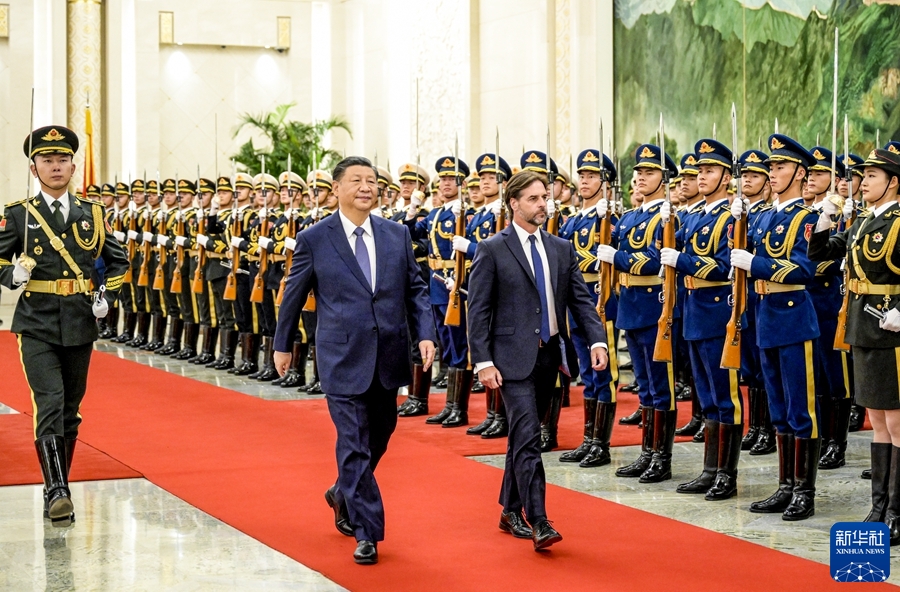 Lacalle Pou y Xi Jingpin acordaron una “asociación estratégica integral”