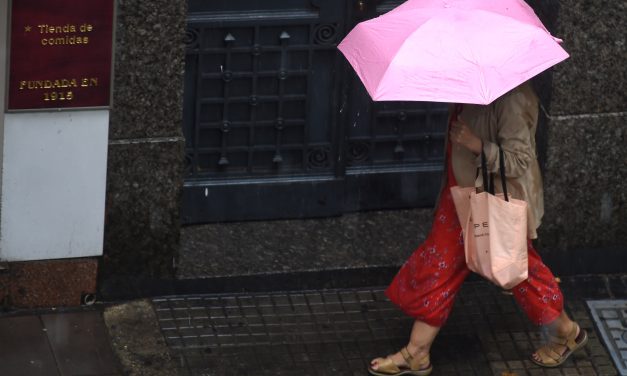 Inumet emitió aviso por tormentas y lluvias fuertes para el centro y norte del país