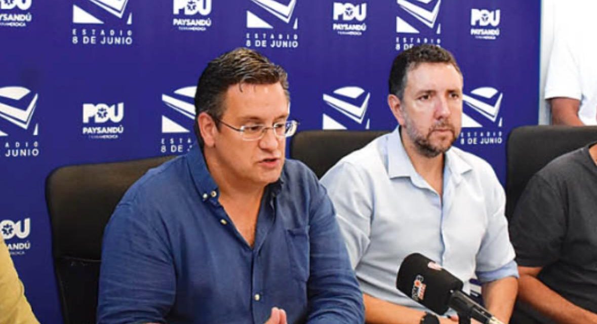 Fermín Farinha: “Estamos muy contentos con la llegada de la Liga Sudamericana a Paysandú. Tenemos un estadio de primer nivel para disfrutar de estos espectáculos”