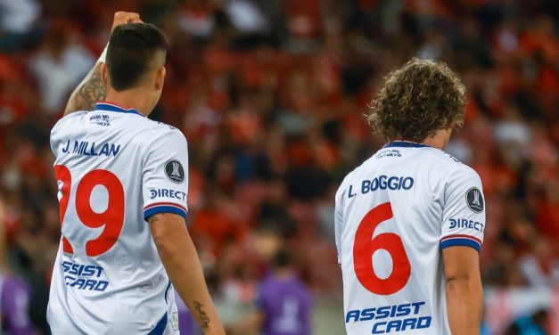 Nacional dejó pasar la chance de vencer a Inter en Brasil