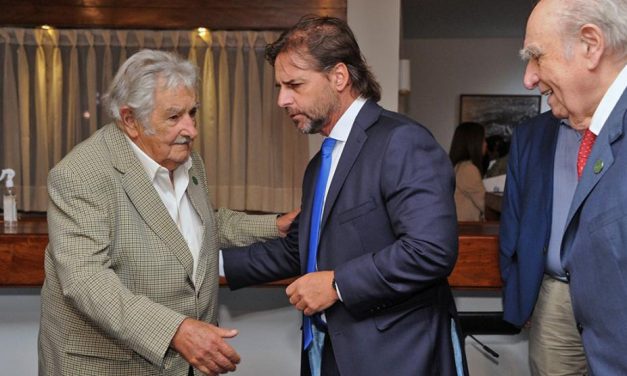 Sanguinetti y Lacalle Pou destacaron el vínculo con Mujica