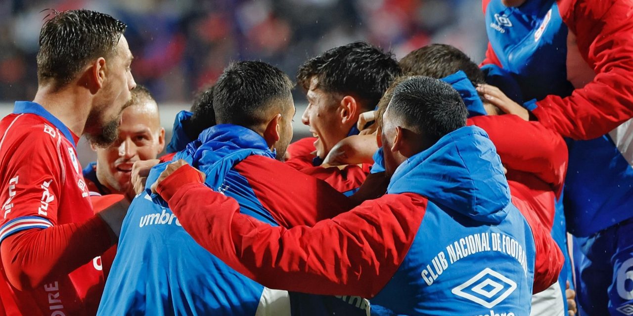 Pintado de rojo: Nacional no convence pero gana y gana