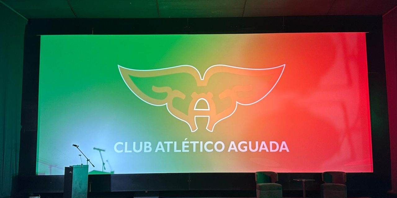 Estuvimos en el lanzamiento de plantel e indumentaria de Aguada para la Liga 2025/26.