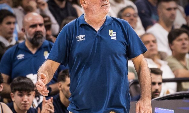 Gerardo Jauri: «El arranque de esta eliminatoria fue especial. El haber conseguido los 2 puntos es lo más importante, sabíamos que el partido acá en el Antel Arena iba a ser distinto, no hay 33 puntos de diferencia.”